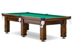 Стол / пирамида "Hardy" (10 футов, 6 ног, 25мм камень) коричневый, борта ясень купить в Воронеже