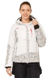 Женская зимняя горнолыжная куртка Mtforce белого цвета 17122Bl купить в Воронеже