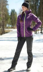Ветрозащитный спортивный костюм Nordski Motion Purple/Black женский NSW461733 = NSW463733-NSW141100 купить в Воронеже