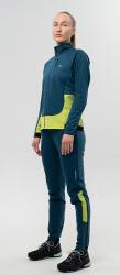 NSW766375-NSW844714 Женский Элитный лыжный костюм Nordski Race Dark Jeans Lime W купить в Воронеже
