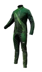 Quantum_bl-green Утеплённый лыжный костюм 905 Victory Code Quantum Black-Green мужской купить в Воронеже