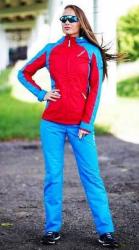 NSW461970 = NSW463970-NSW141700 Женский Ветрозащитный спортивный костюм Nordski National Red купить в Воронеже