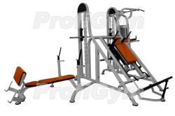 Четырехпозиционная станция со свободным весом ProfiGym МС-0011-D купить в Воронеже