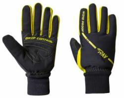 Теплые лыжные перчатки Ray Arctic Black-Yellow RY-05-2074-Yellow  купить в Воронеже