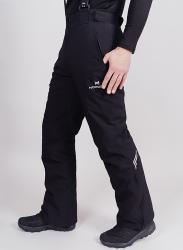 NSM754100 Элитные Горнолыжные брюки Nordski Lavin Black мужские с высокой спинкой купить в Воронеже
