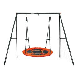 Качели уличные с воротами UNIX Kids 100 см Orange картинка Качели уличные с воротами UNIX Kids 100 см Orange купить в Воронеже
