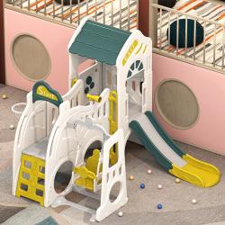 Игровой комплекс UNIX Kids Playhouse с горкой и качелями купить в Воронеже