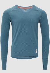 SS22-04M-BG Элитная беговая футболка с длинным рукавом Gri Весна мужская синий графит купить в Воронеже
