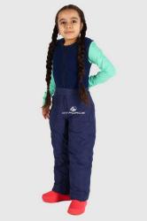 Подростковые зимние горнолыжные брюки для девочки Mtforce темно-синего цвета 8736TS купить в Воронеже