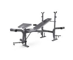 Скамья со стойками под штангу DFC D70 PRO с партой для бицепса купить в Воронеже