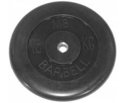 Диск обрезиненный BARBELL MB (металлическая втулка) 15 кг / диаметр 51 мм купить в Воронеже