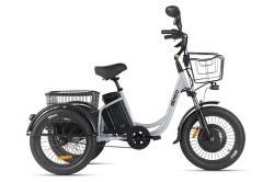 Трицикл Eltreco Porter Fat 500 серый внешний вид