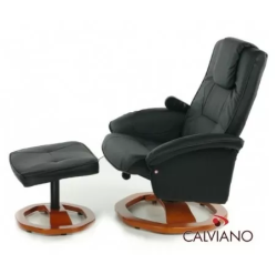TV-кресло Calviano 92 с пуфом (черное, массаж) купить в Воронеже