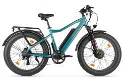 Электровелосипед Eltreco BigCat Dual Next бирюзовый внешний вид