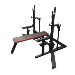 Соревновательная домкратная стойка для пауэрлифтинга со скамьей и страховочными упорами Соревновательная домкратная стойка для пауэрлифтинга со скамьей и страховочными упорами DEXsport  AP-002 купить в Воронеже