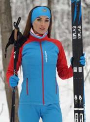 Женская утепленная лыжная куртка Nordski Premium 2020 Blue-Red NSW444879  купить в Воронеже