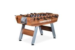 Игровой стол - футбол "PlayOff" (140х73х88см) коричнево-серый купить в Воронеже