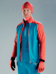 Утеплённая лыжная куртка Nordski Premium Blue-Red NSM443879 купить в Воронеже