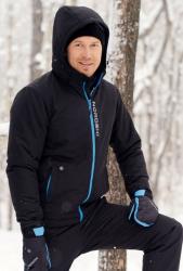 NSM428100 Утеплённая прогулочная лыжная куртка Nordski Montana Black мужская купить в Воронеже