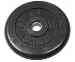 Диск обрезиненный BARBELL MB (металлическая втулка) 25 кг / диаметр 26 мм купить в Воронеже
