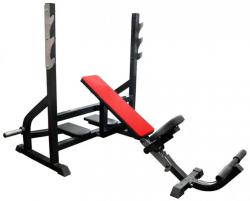 Скамья – стойка для жима под углом вверх MB Barbell MB 2.08 купить в Воронеже