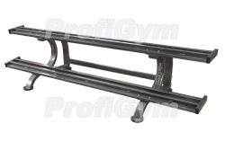 Стеллаж для профессиональных гантелей (на 8 пар) ProfiGym СТ2-1800-K купить в Воронеже