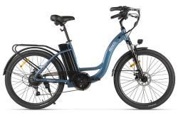 Велогибрид Eltreco White-Blue внешний вид