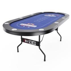 Игровой стол – покер DFC RAYKEEP 84", на 10 мест, складные ножки внешний вид