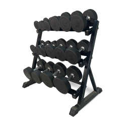 Стойка для гексагональных гантелей UNIX Fit DumRack Hexagon PRO (300 кг) купить в Воронеже