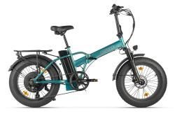 Велогибрид Eltreco MULTIWATT бирюзовый внешний вид