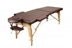 Массажный стол Atlas Sport складной 2-с 60 см деревянный (коричневый) купить в Воронеже