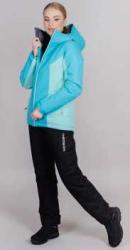 Женский утеплённый прогулочный лыжный костюм Nordski Base Aquamarine/Sky NSW771780=NSW761780-NSW214100  купить в Воронеже