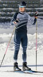 NSJ493020 Детский Элитный Утепленный лыжный гоночный комбинезон NordSki Jr. Pro Blue/Pearl Blue купить в Воронеже